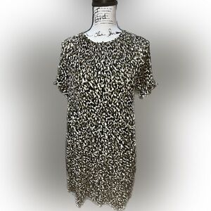 Michael Kors Women's Pleated Camouflage Print Dress (D1)